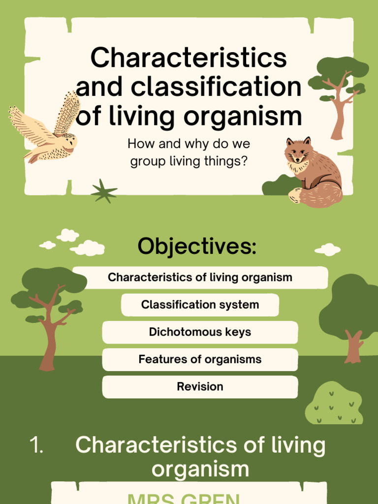 Characteristics and Classification of Life | PDF | Prokaryote | Cell ...
