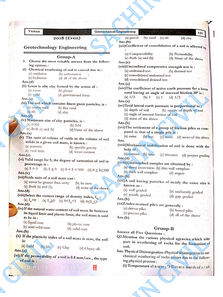 Geotechnical Engineering Concepts Explained | PDF | Silt | Earth Sciences