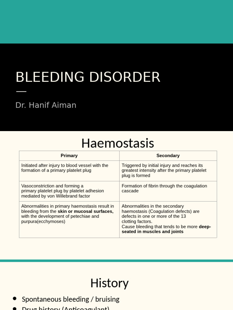 Understanding Bleeding Disorders in Children | PDF | Coagulation | Platelet