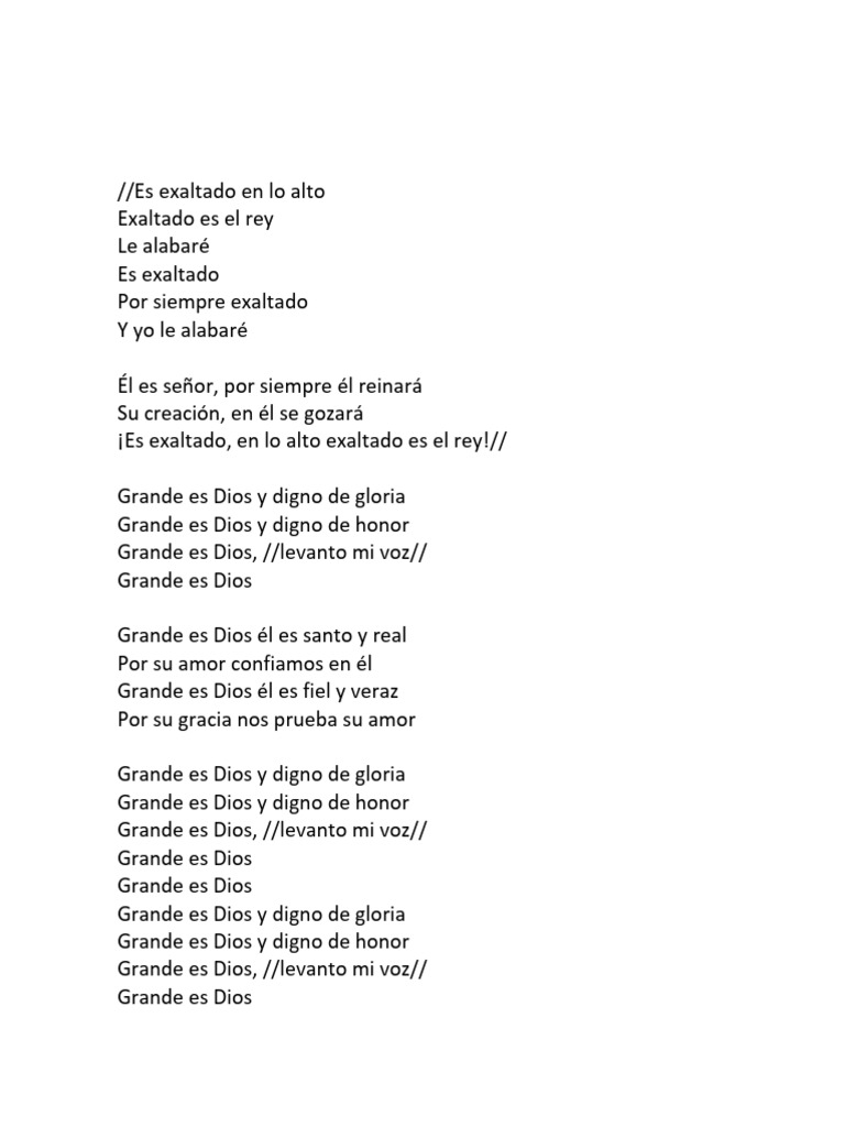 Es Exaltado | PDF