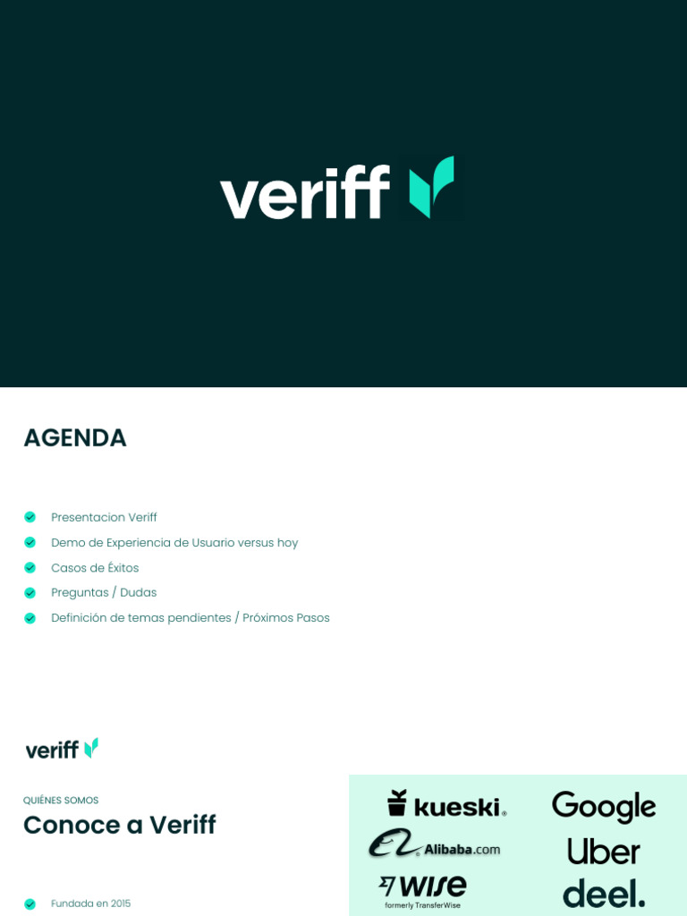 Veriff: Innovación en Verificación de Identidad | PDF | Biometría ...
