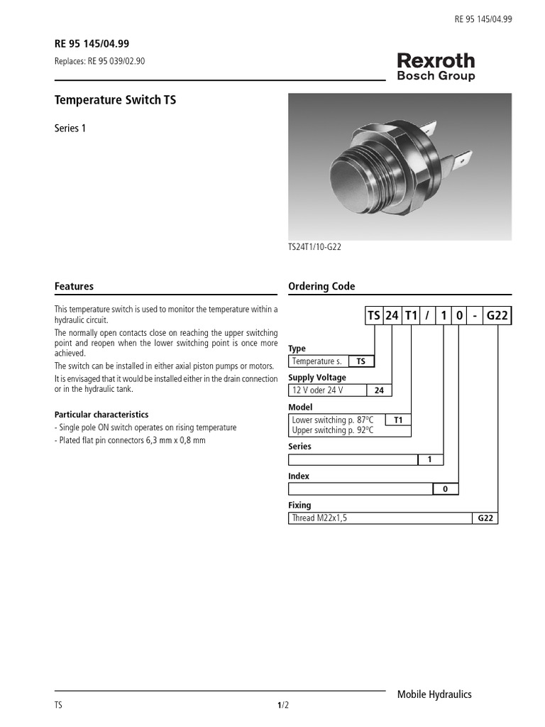 re95145_1999-04 | PDF | Switch | Equipment