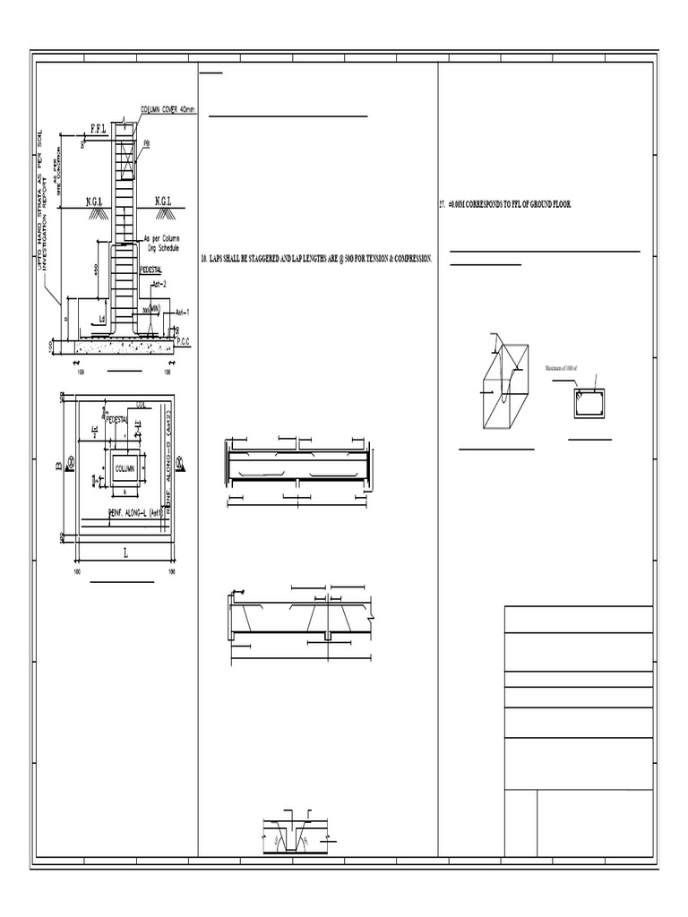 Beam and Slab Construction Details | PDF | Building Materials | Civil ...