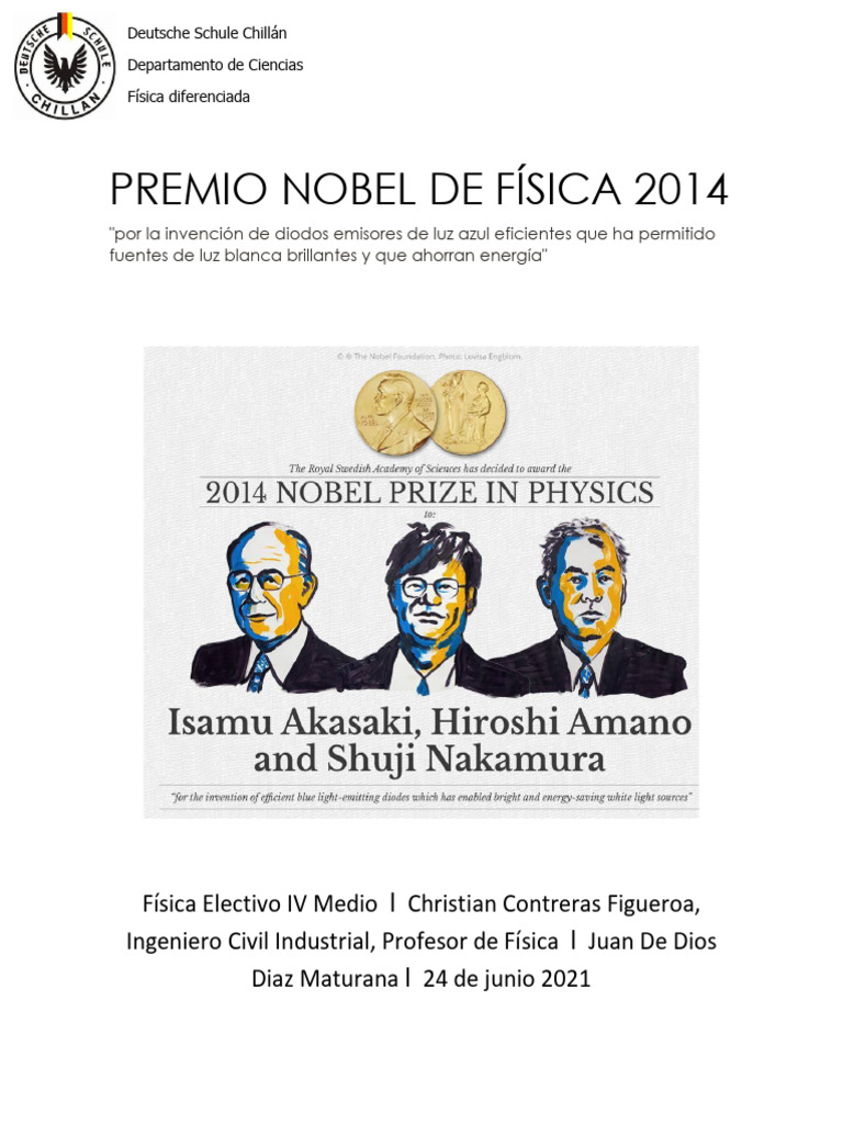 Nobel Led Azul | PDF | Diodo emisor de luz | Semiconductores