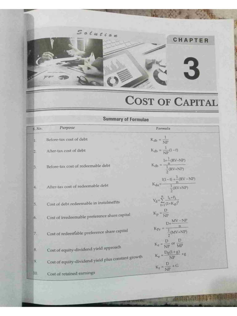 Cost of Capital. Financial Management | PDF