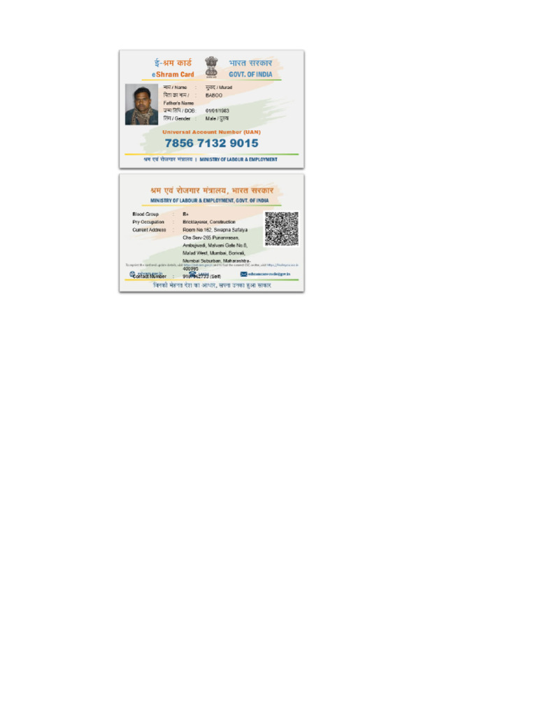 Labour Card | PDF