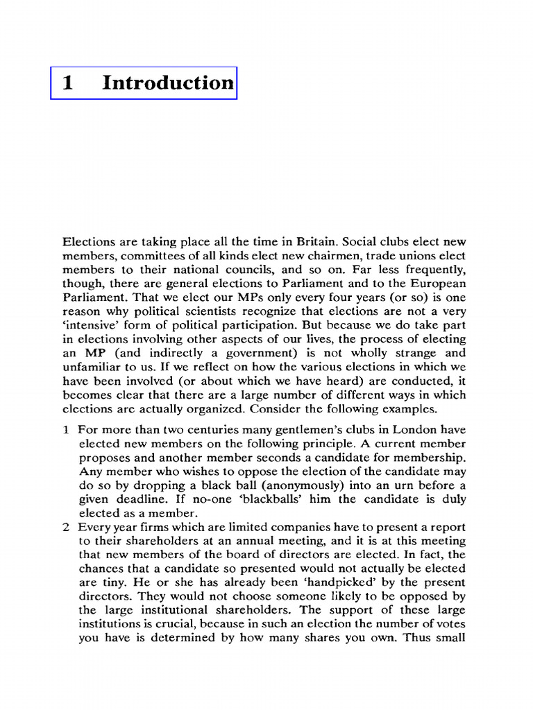 Understanding Britain's Electoral Systems | PDF | Voting | Elections