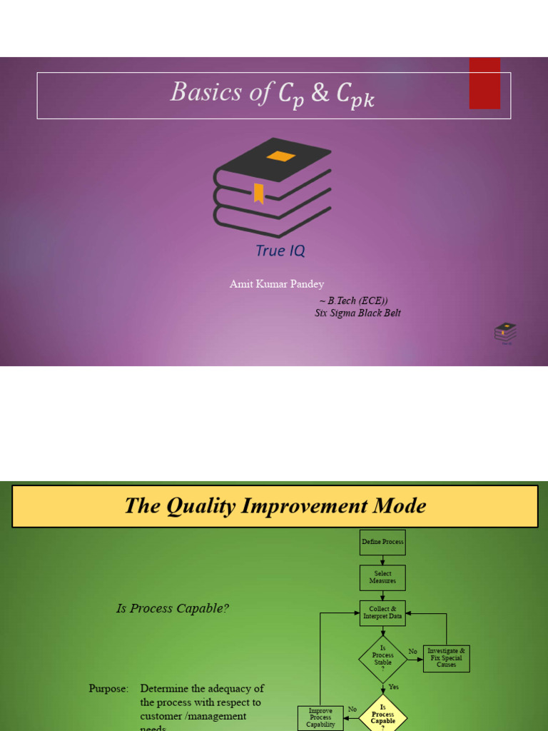Process Capability Assessment Guide | PDF | Standard Deviation ...