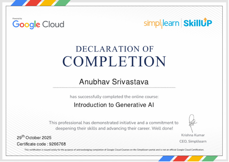 Google Cloud Certificate | PDF