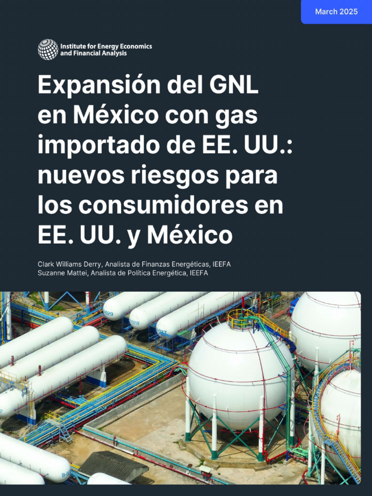 Riesgos del GNL en México por gas de EE. UU. | PDF | Gas natural ...