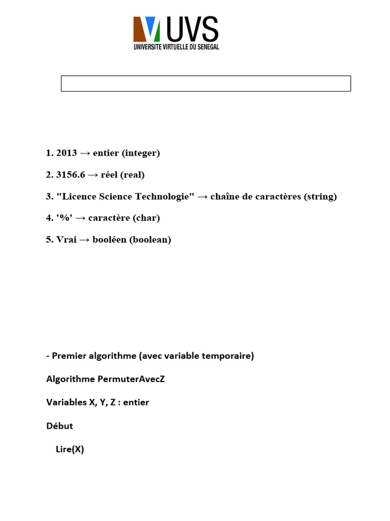 Algorithmes et exercices en Pascal | PDF | Zone | Informatique