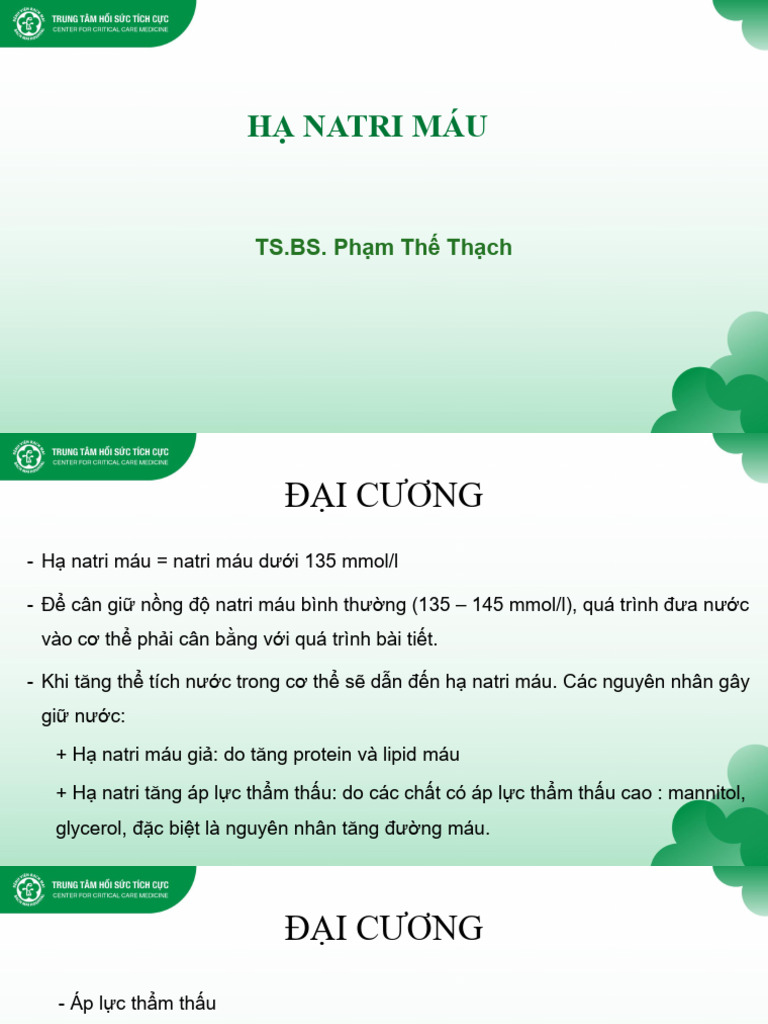H Natri Máu | PDF