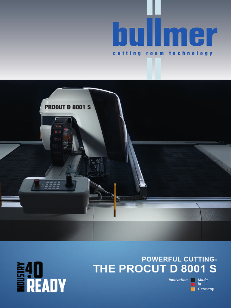 PROCUT D 8001 S: Advanced Cutting Machine | PDF | Electrical Engineering