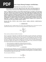 FIR Filter Design Using Window Method | PDF | Filter (Signal Processing ...