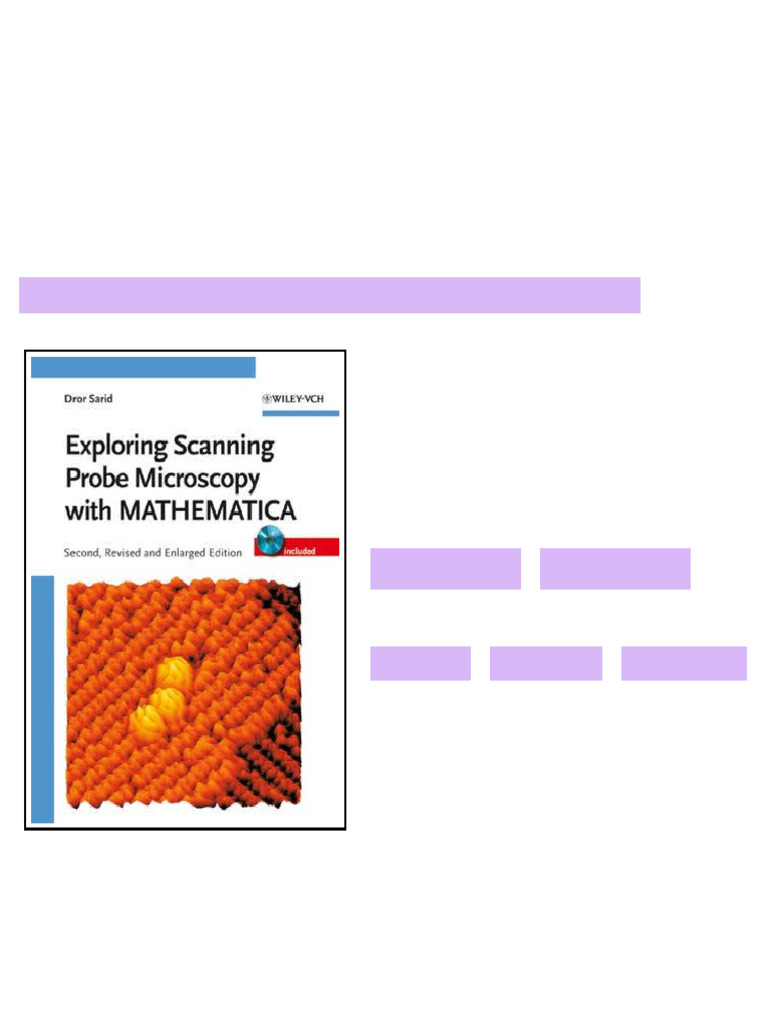 Exploring Scanning Probe Microscopy with MATHEMATICA Second Edition ...