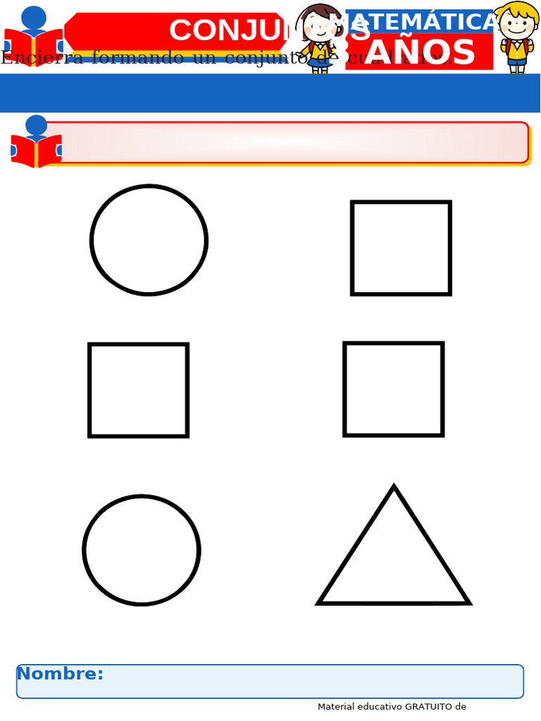 Actividades Matemáticas para Niños de 3 Años | PDF