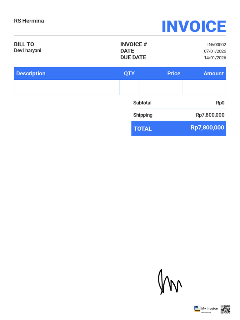 Professional Invoice INV00002 | PDF