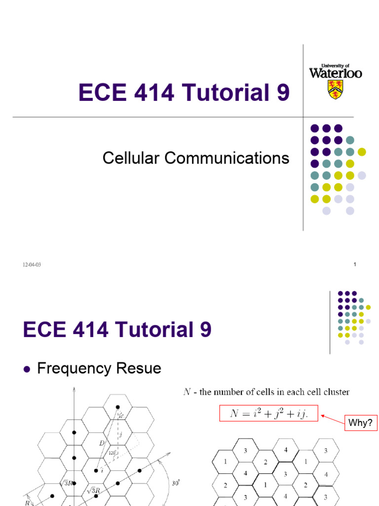 ECE414 Wireless Communications Tutorial 9 | PDF