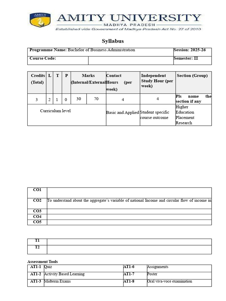BBA 305 | PDF | Macroeconomics | Economics