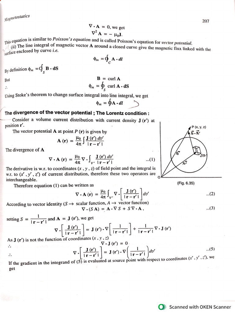 Magnetic Vector Potential | PDF