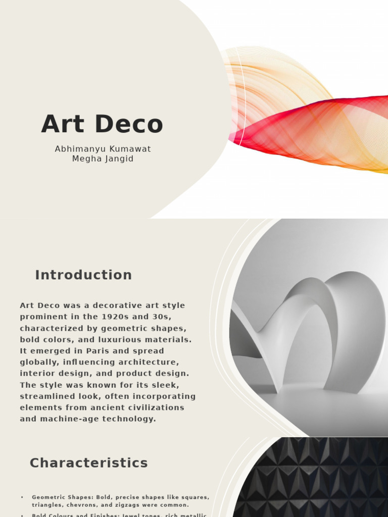 Art Deco: Style, Influences, and Icons | PDF | Architectural Design ...