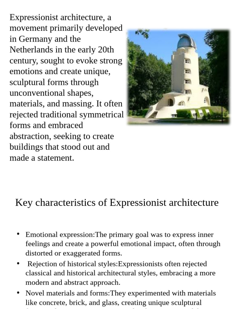 Expressionist Architecture, | PDF | The Arts | Style