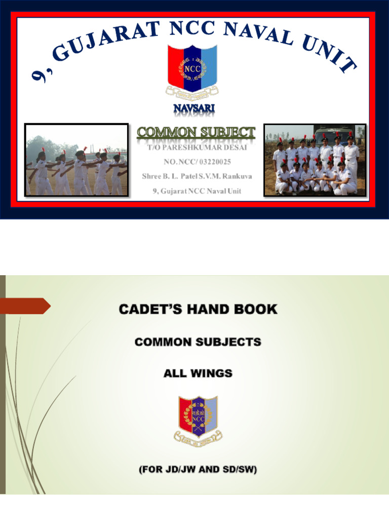 NCC Cadets Commandments Guide | PDF | Military Organization | Military ...