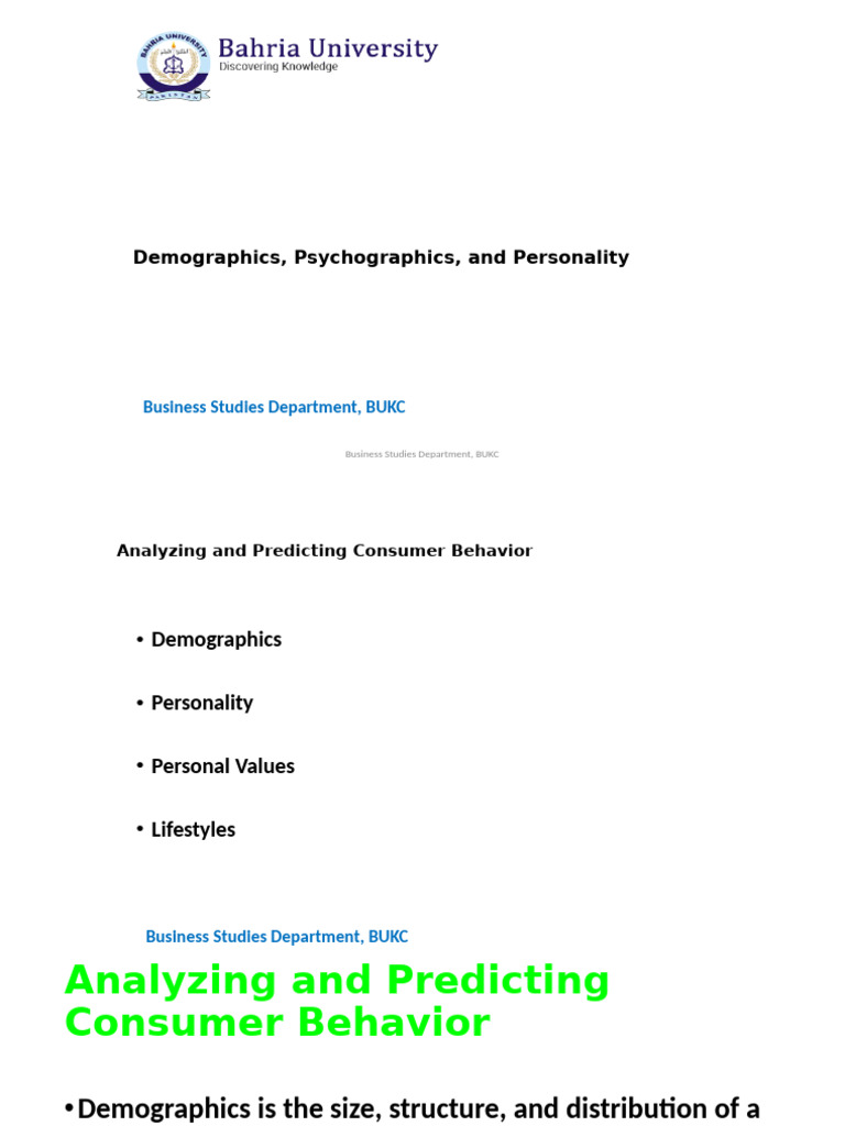 Consumer Behavior Analysis Techniques | PDF | Consumer Behaviour ...