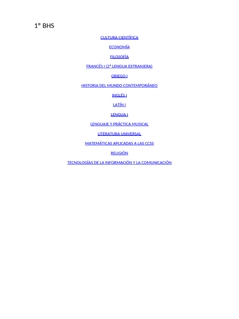 JEAD-distribución-temporal-1º-BHS-2016 | PDF | Software de la ...
