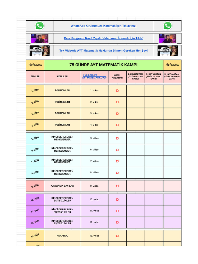 AYT Mat | PDF