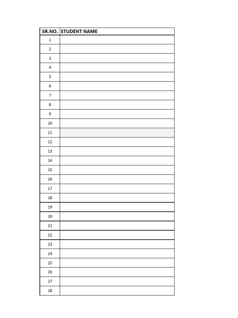 Student List with Names and IDs | PDF