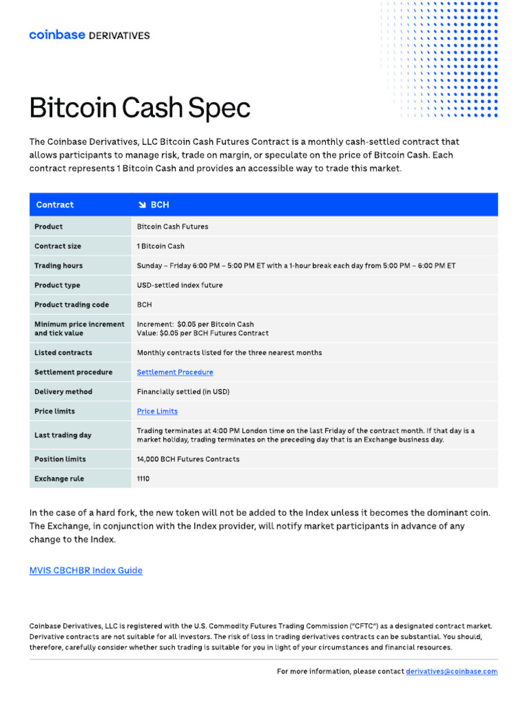Bitcoin Cash Spec | PDF