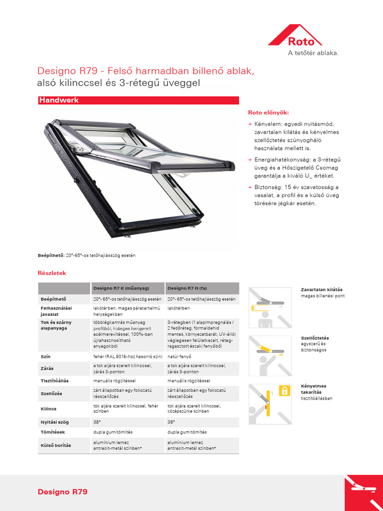 2024 Roto Designo R79 Adatlap | PDF