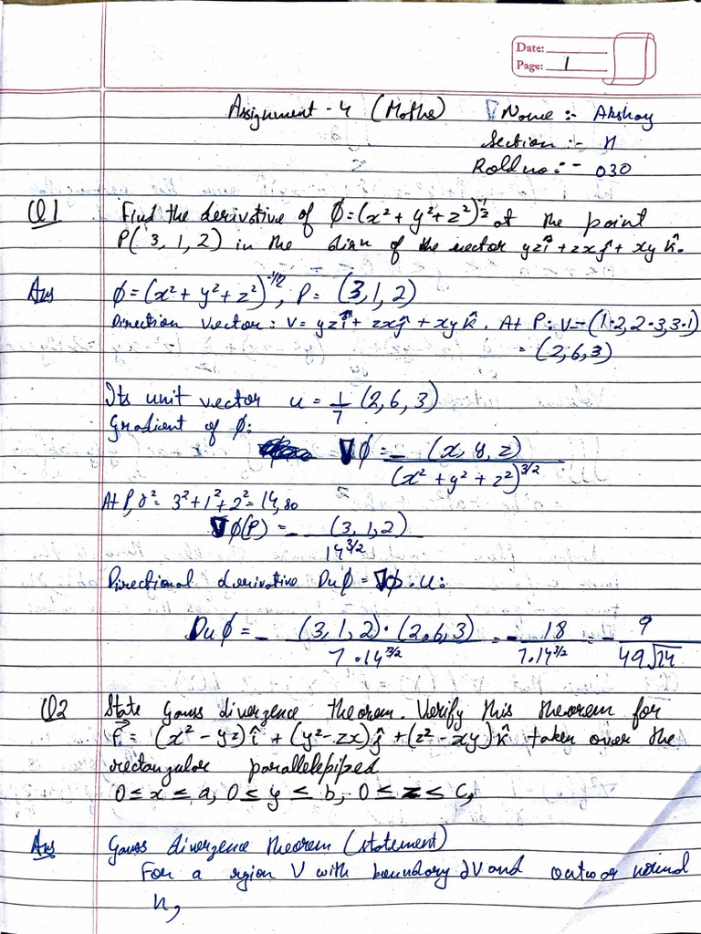 Akshay Section H Assignment 4 Maths | PDF