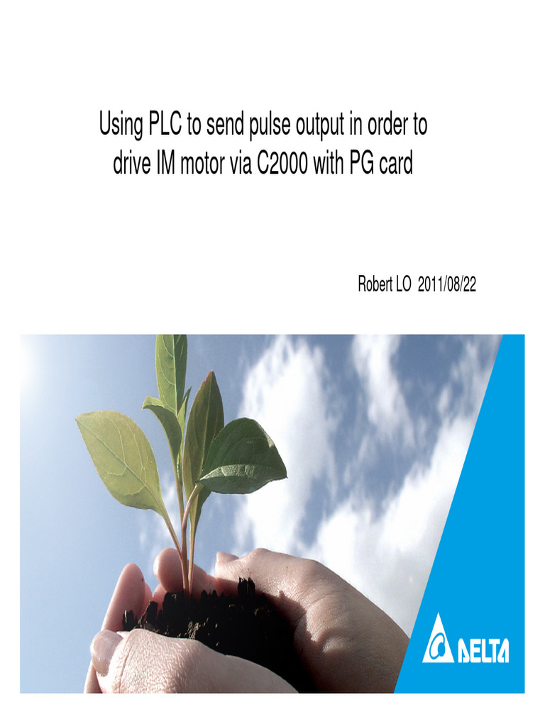 PLC Pulse Output for IM Motor Control | PDF | Electrical Engineering ...