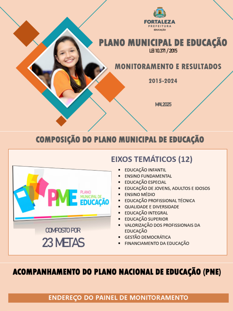 Monitoramento do Plano Municipal de Educação | PDF | Educação Infantil ...