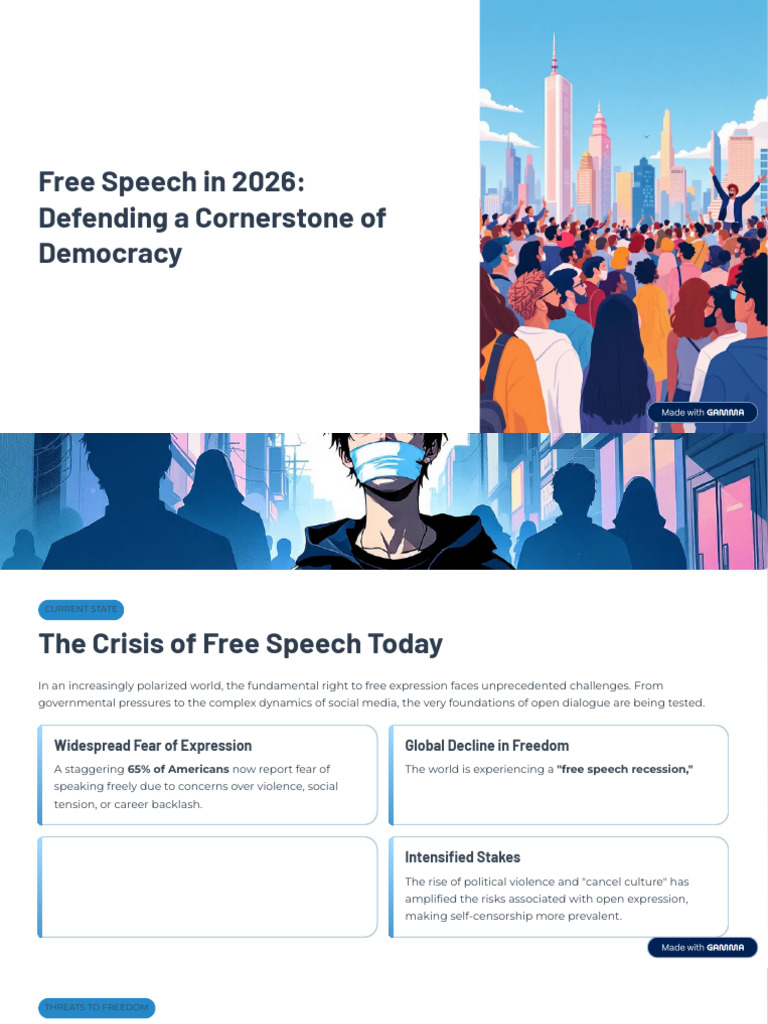 Free Speech Crisis: Defending Democracy | PDF | Freedom Of Speech ...