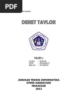 Download Tugas I - Deret Taylor by Leri Hong SN97762434 doc pdf