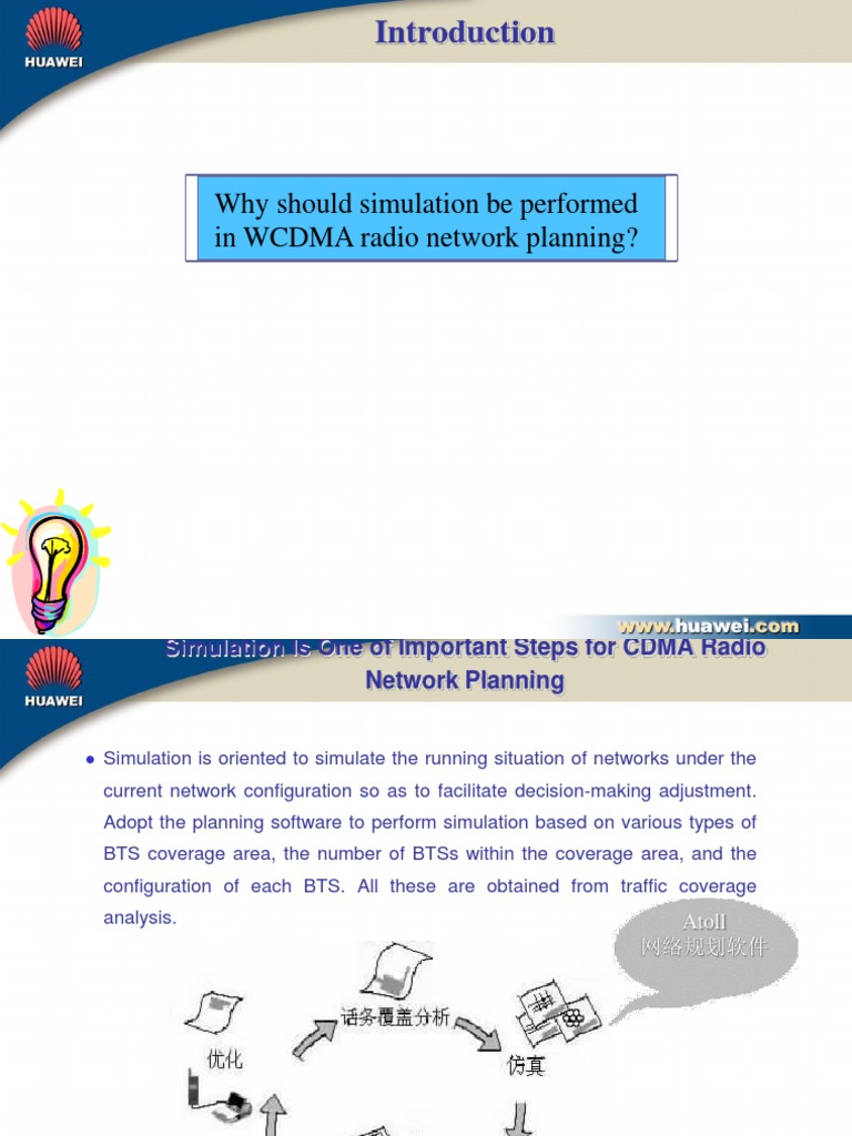 WCDMA Network Simulation Guide | PDF | Monte Carlo Method | Simulation