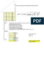 To Calculate Max. Flow Rate: The Table Below Gives Flow Areas Value Inlet Flow Area