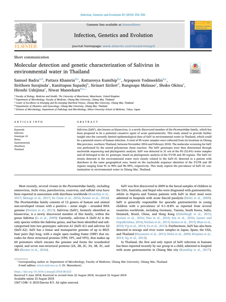 Badru, S. - Molecular Detection and Genetic Characterization of ...