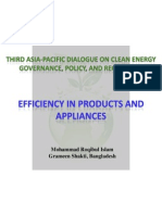 Mohammad Roqibul Islam - Efficiency in Products and Appliances