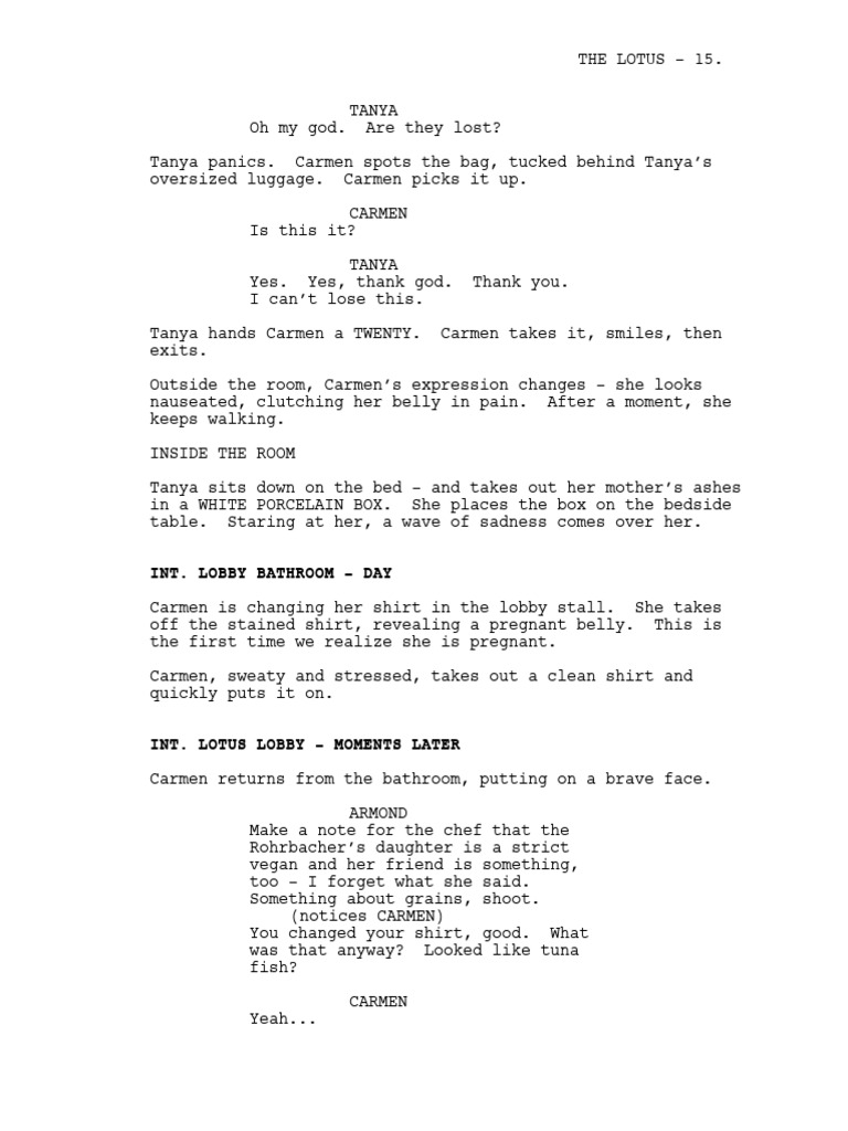 Tensions Rise at The Lotus Hotel | PDF