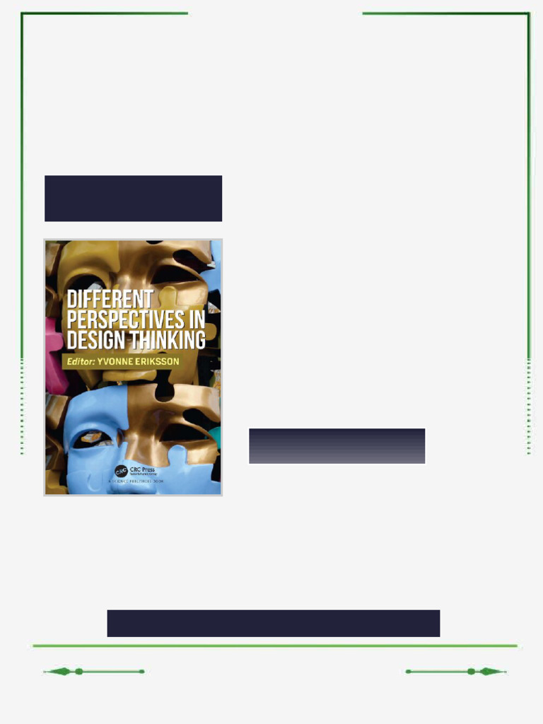 Different Perspectives in Design Thinking 1st Edition Yvonne Eriksson ...