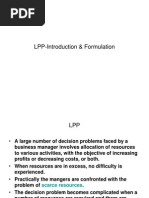 LPP Formulation