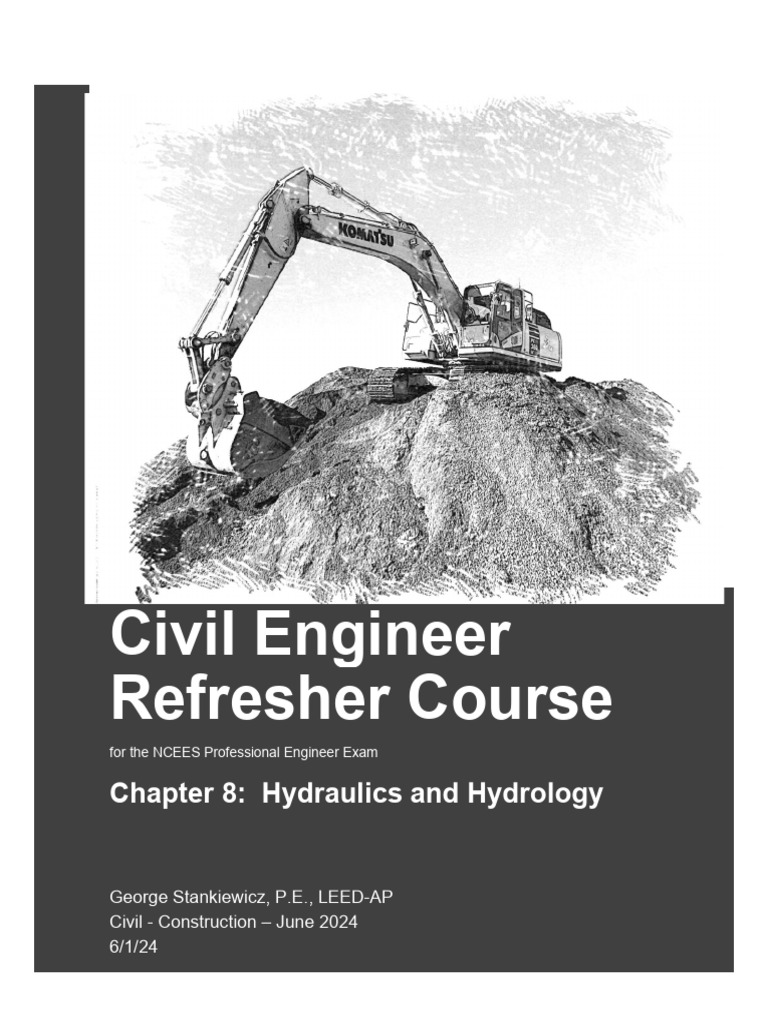 Hydraulics & Hydrology for PE Exam | PDF | Storm Drain | Discharge ...