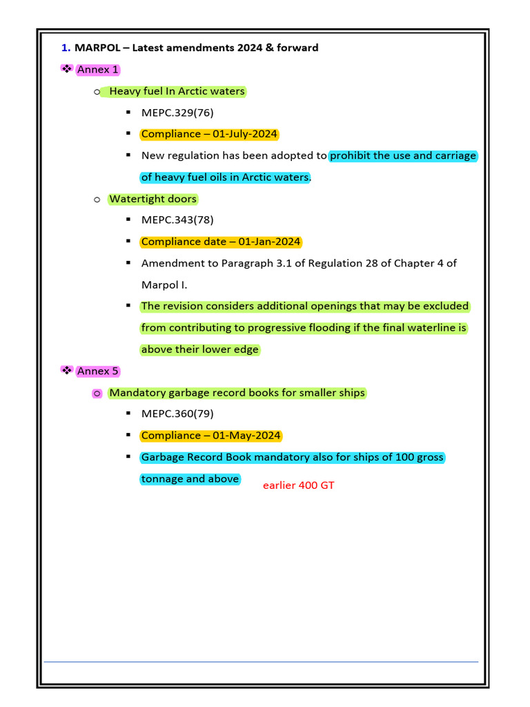 marpol | PDF