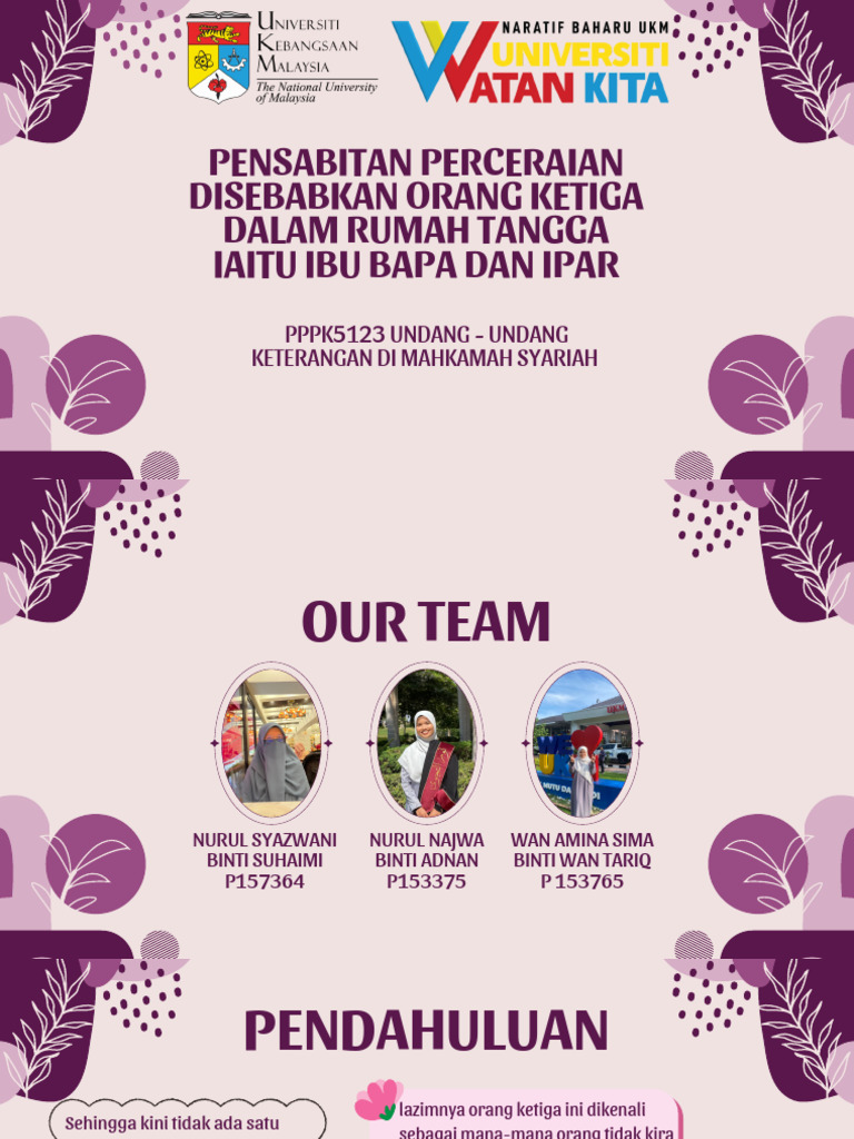 Purple Modern Aesthetic Group Project Presentation.pdf | PDF