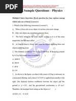 CSCA Mathematics Sample Questions | PDF | Mathematics | Mathematical ...