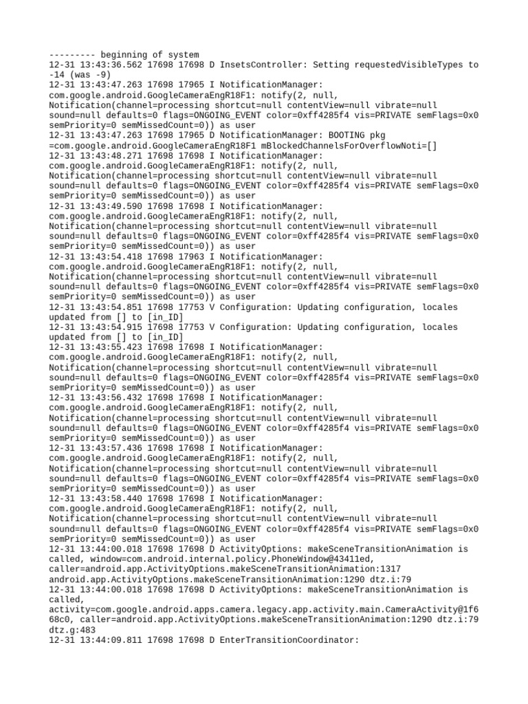 Log Cat 1767164399182 | PDF | Computing | Embedded Linux Distributions